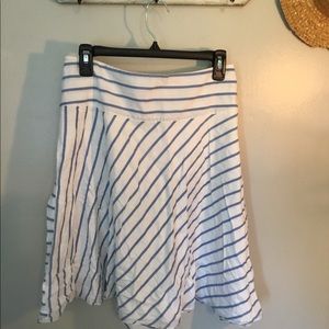 Fit and flare midi skirt